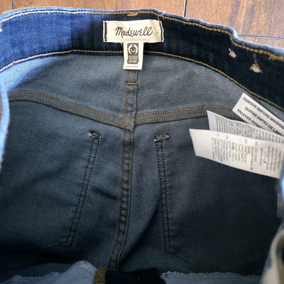 Madewell Women's 10" High-Rise Skinny Dark Wash Stretch Denim Jeans Size 27 - Picture 11 of 13